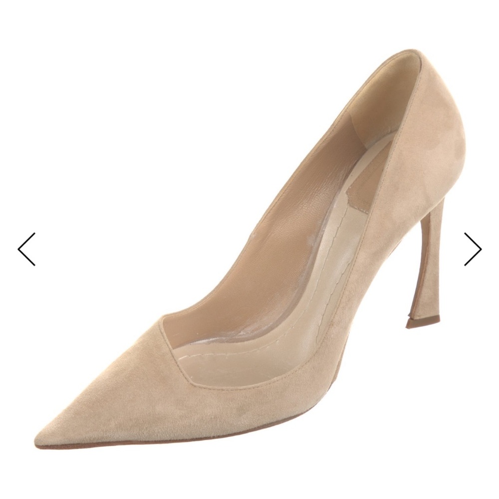 Christian Dior Suede Nude pumps